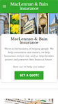 Mobile Screenshot of maclennanbain.com